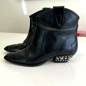 Isabel Marant Black Studded Boots - size 41